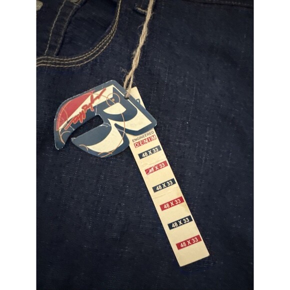 NEW Vintage RUFF RYDERS jeans baggy 90s hip hop 1990s DMX Y2K 48 x 33 SR8509-103 - Picture 2 of 16